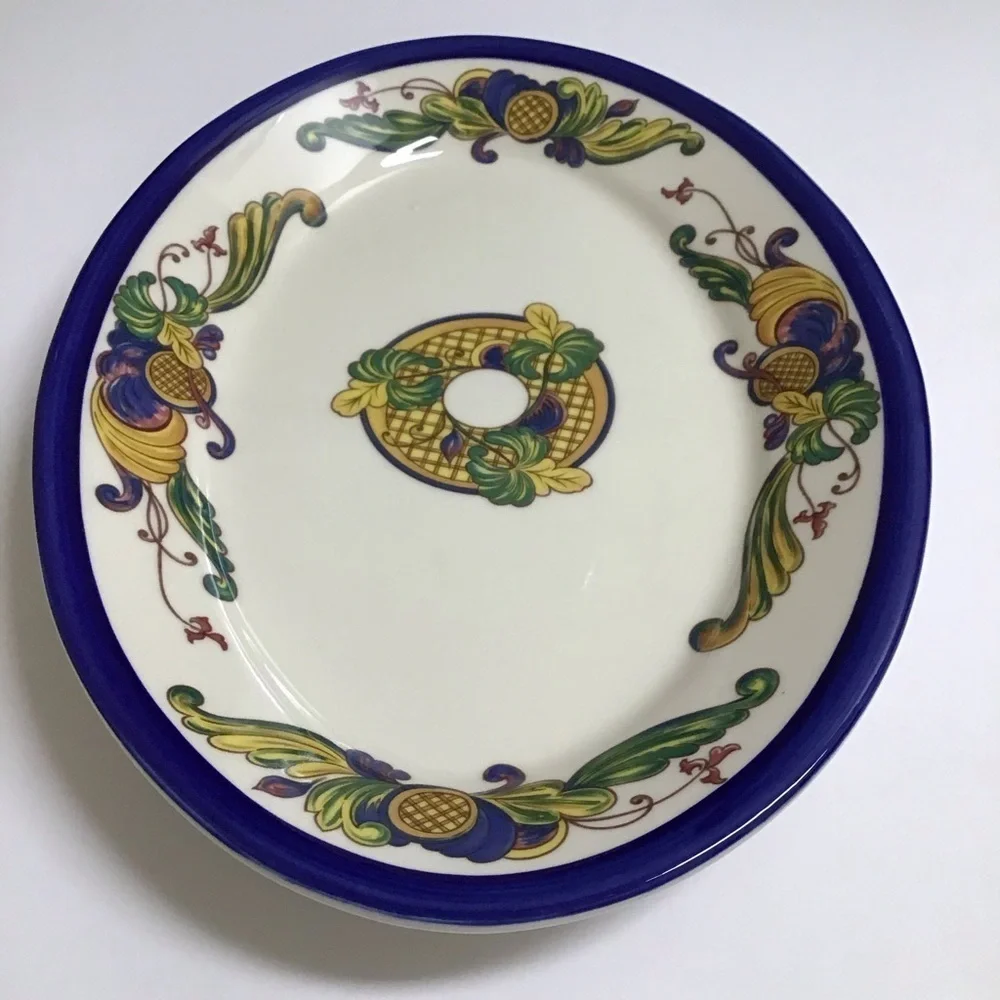 Serving Platter Homer Laughlin Seville Pattern Cobalt Blue Large USA Vintage
